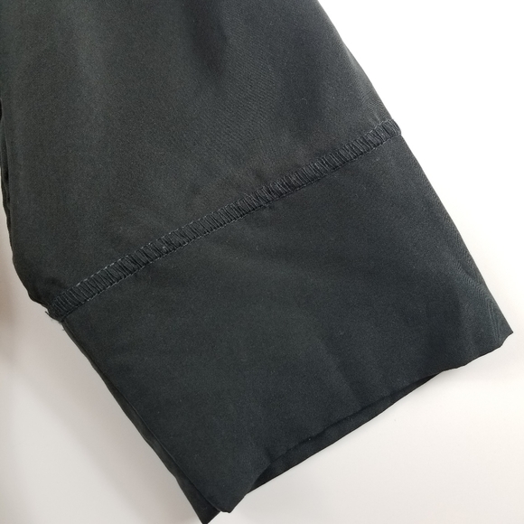 Silence + Noise Kaden Dolman Cocoon Shirt Dress in Black, M - Picture 10 of 15